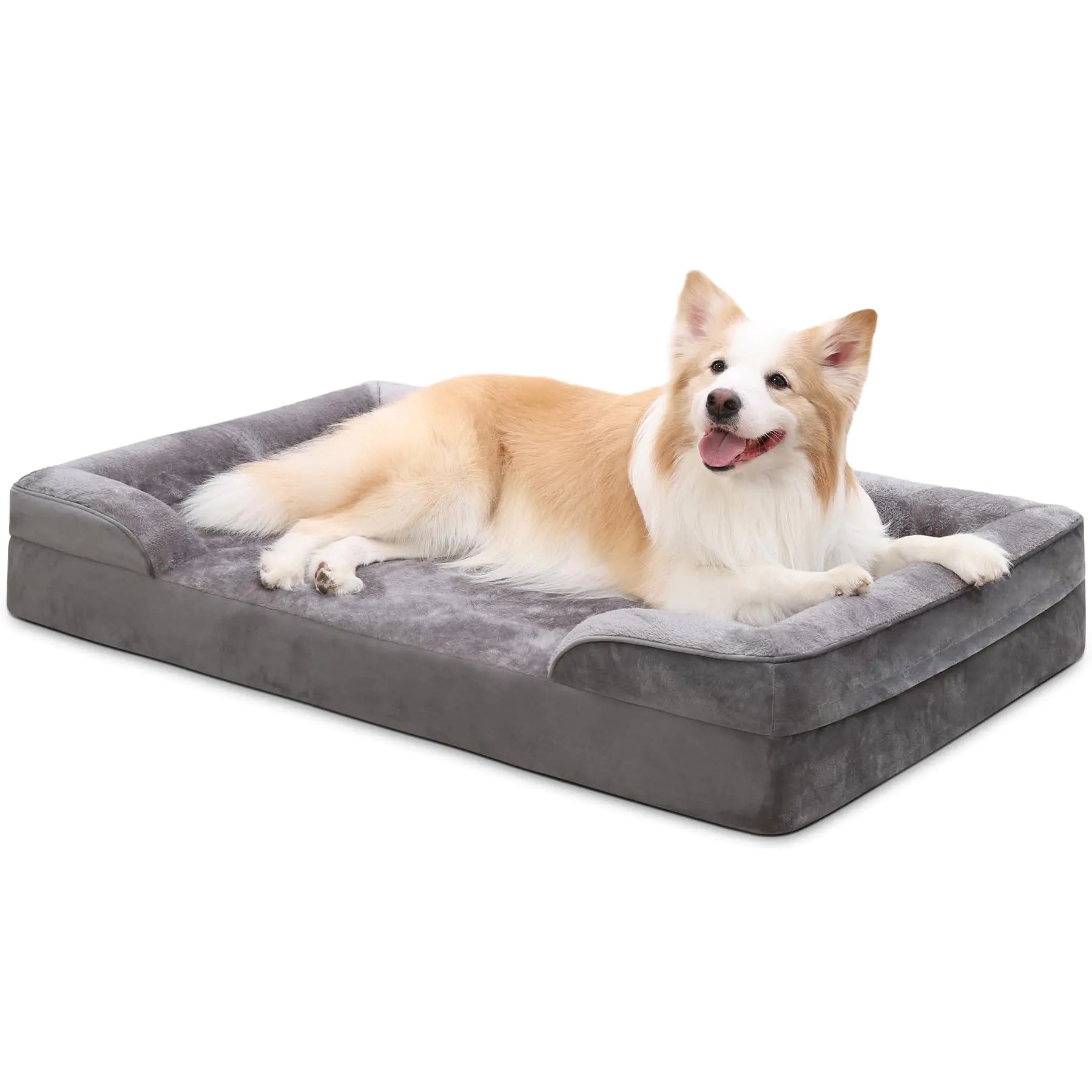 EMSLX Orthopedic Medium Dog Bed Waterproof, Non-Slip, Washable Cover (36x27)